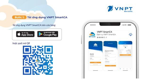 Bước 1: Tải App VNPT SmartCA