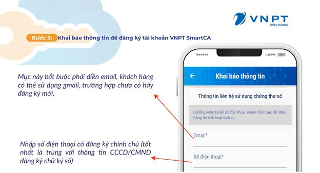 Hướng dẫn khai báo thông tin ký số VNPT SmartCA